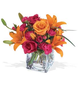  Konya online çiçek gönderme sipariş  cam içerisinde kir çiçekleri demeti 