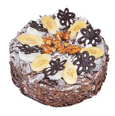 Muzlu çikolatali yas pasta 4 ile 6 kisilik   Konya çiçekçi mağazası 
