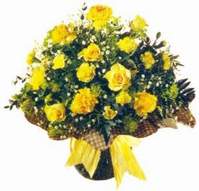  Konya yurtiçi ve yurtdışı çiçek siparişi  Sari gül karanfil ve kir çiçekleri